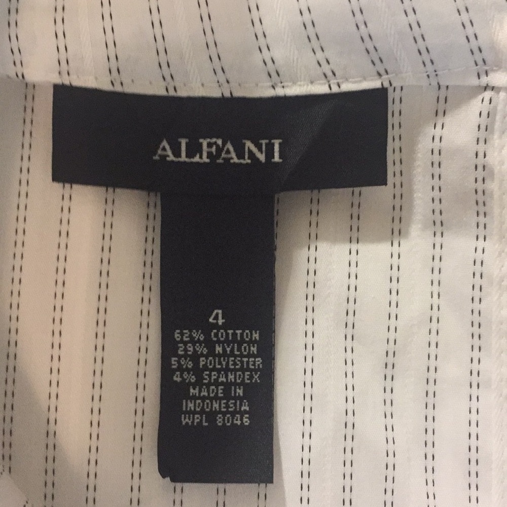 Alfani Rolled Collar Blouse - Picture 8 of 8